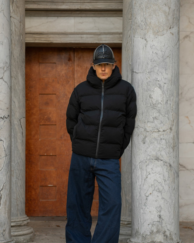 Pufferjacke schwarz