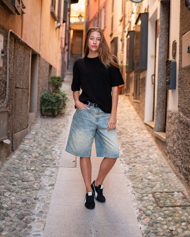 Jorts hellblau Vintagewäsche