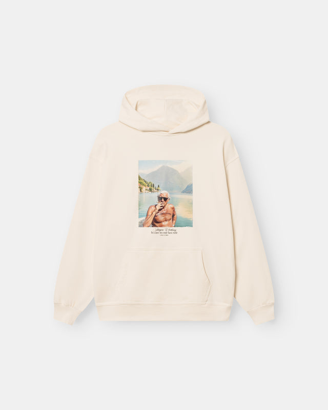 Como Graphic Hoodie Weiß