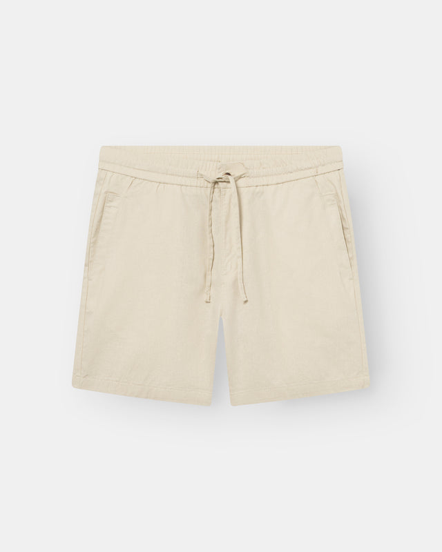 Flachs -Shorts Beige