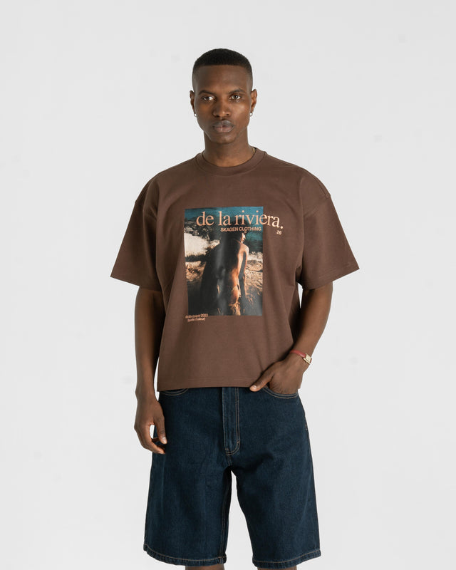 De la Riviera T-shirt Brown