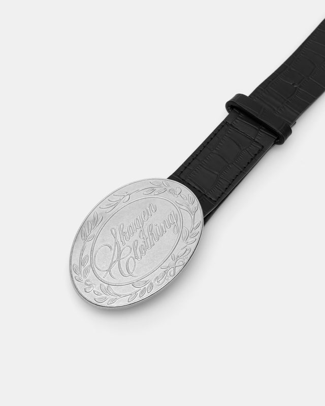 Krokodilgürtel Schwarz