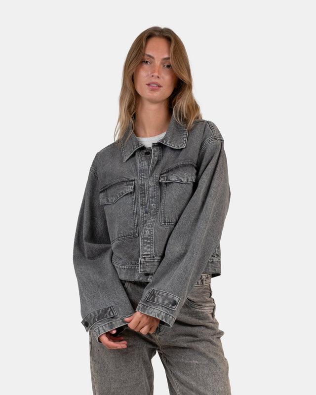 Denim Jacket washed Grey | Skagen - clothing.dk
