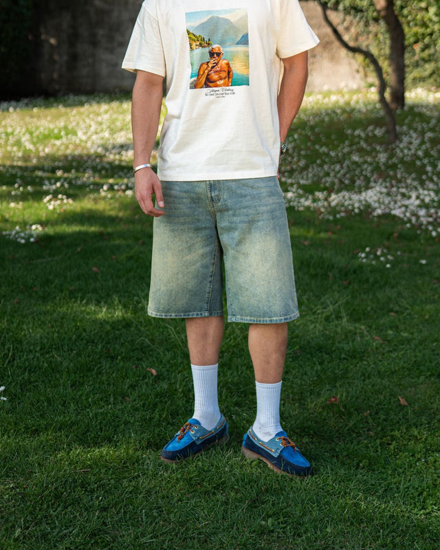 Jorts Light Blue Vintage Wash | Skagen - clothing.dk