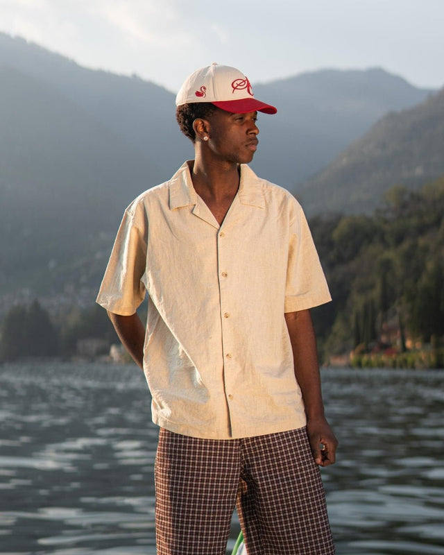 Kortærmet Hørskjorte Beige | Skagen - clothing.dk