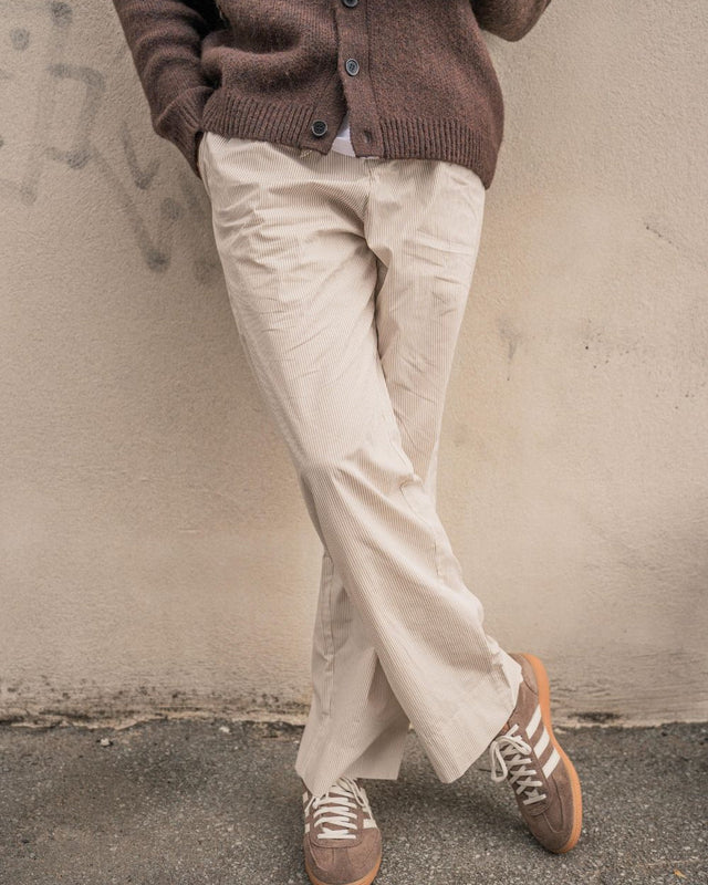 Pyjamas Pants Beige stribet | Skagen - clothing.dk