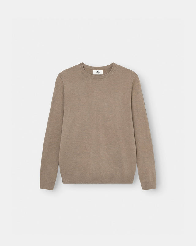 Striktrøje Mokka | Skagen - clothing.dk