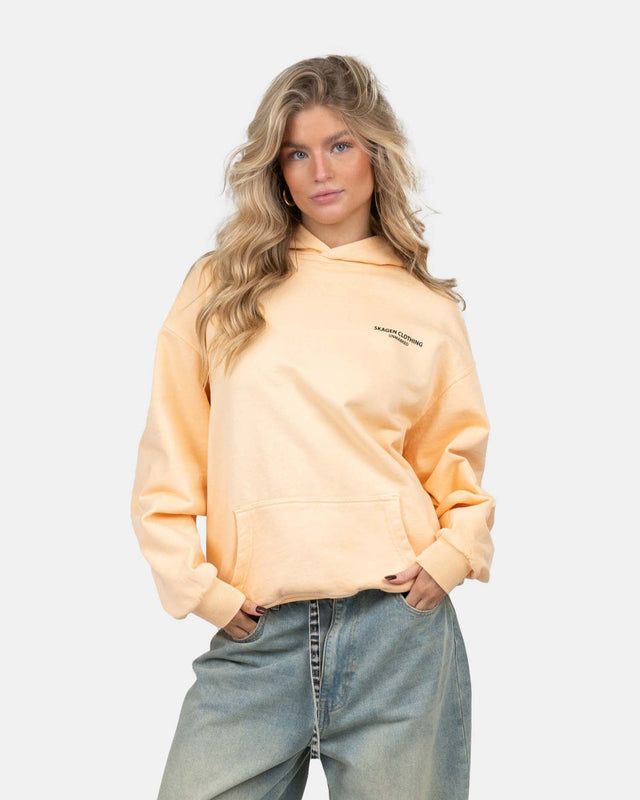 UNMARKED Hoodie Peach | Skagen - clothing.dk