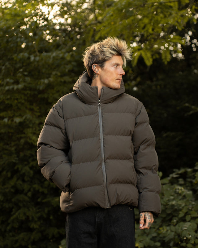 Pufferjacke braun
