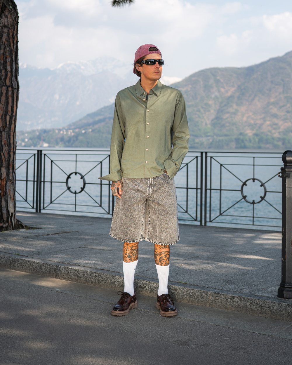 Jorts grau gewaschen