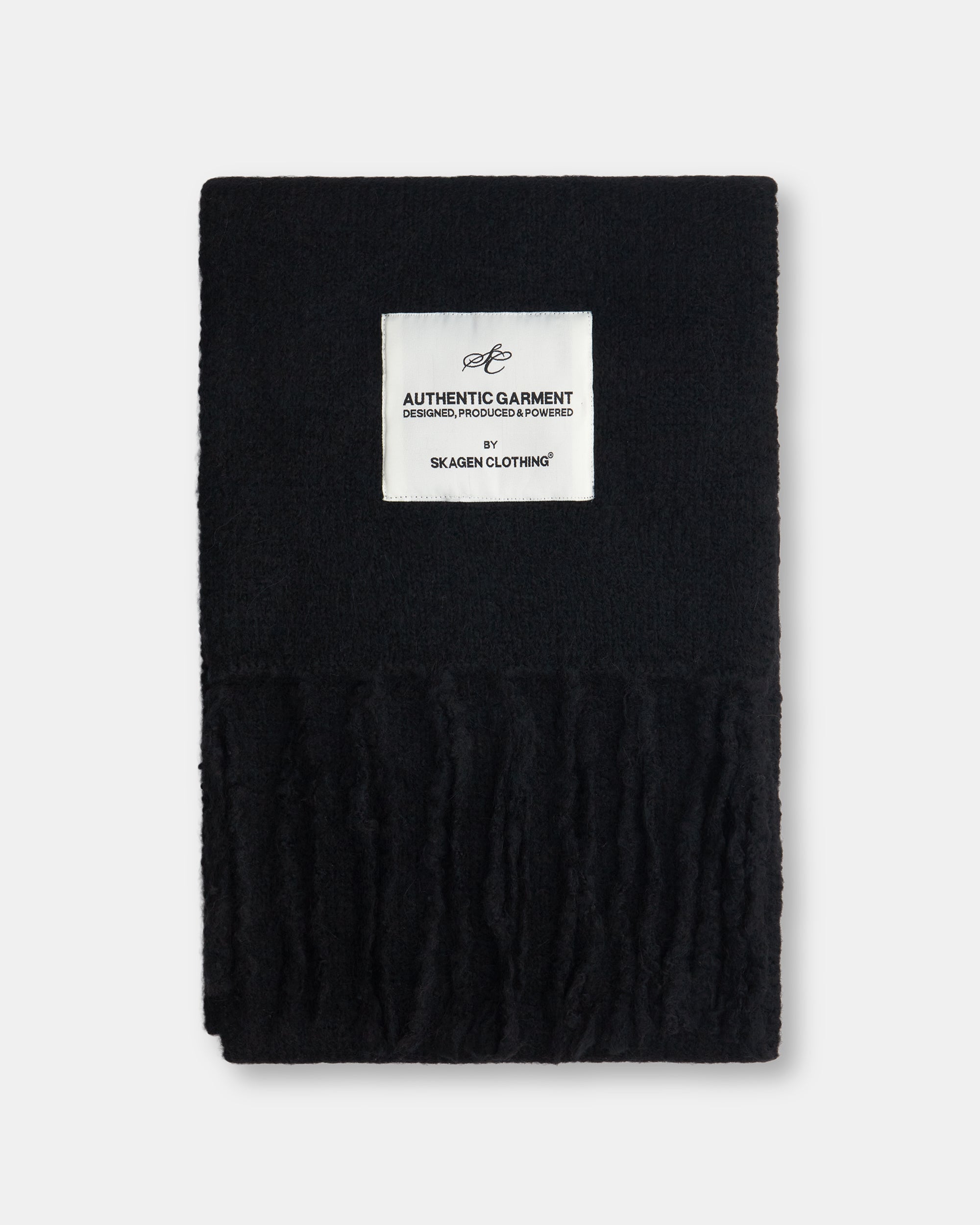 Alpaca Scarf Black
