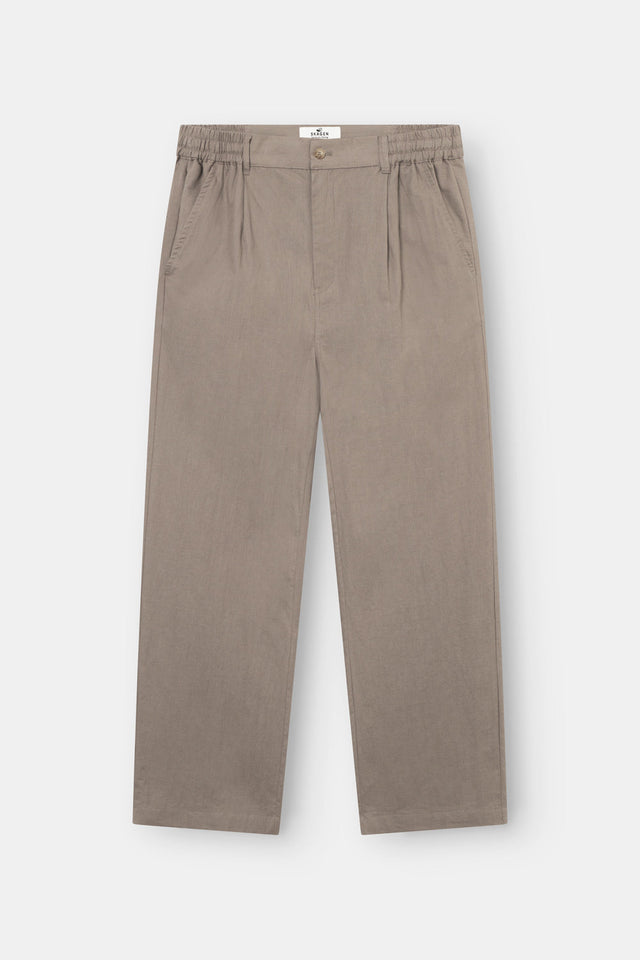 Baggy Leinenhose Mokka