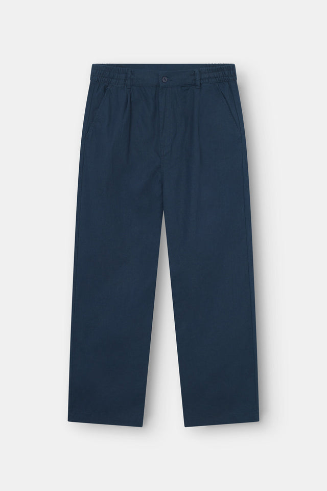 Baggy Leinenhose Navy