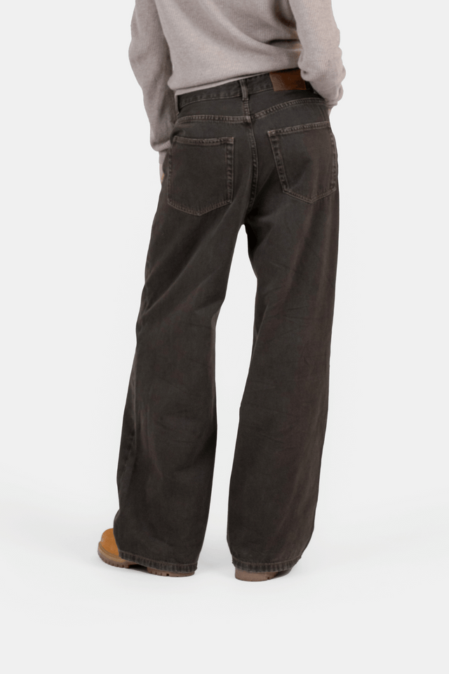 Baggy Denim Jeans Braun