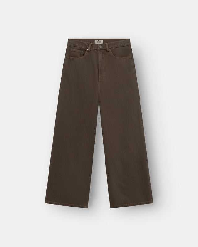 Extra baggy Denim Brown