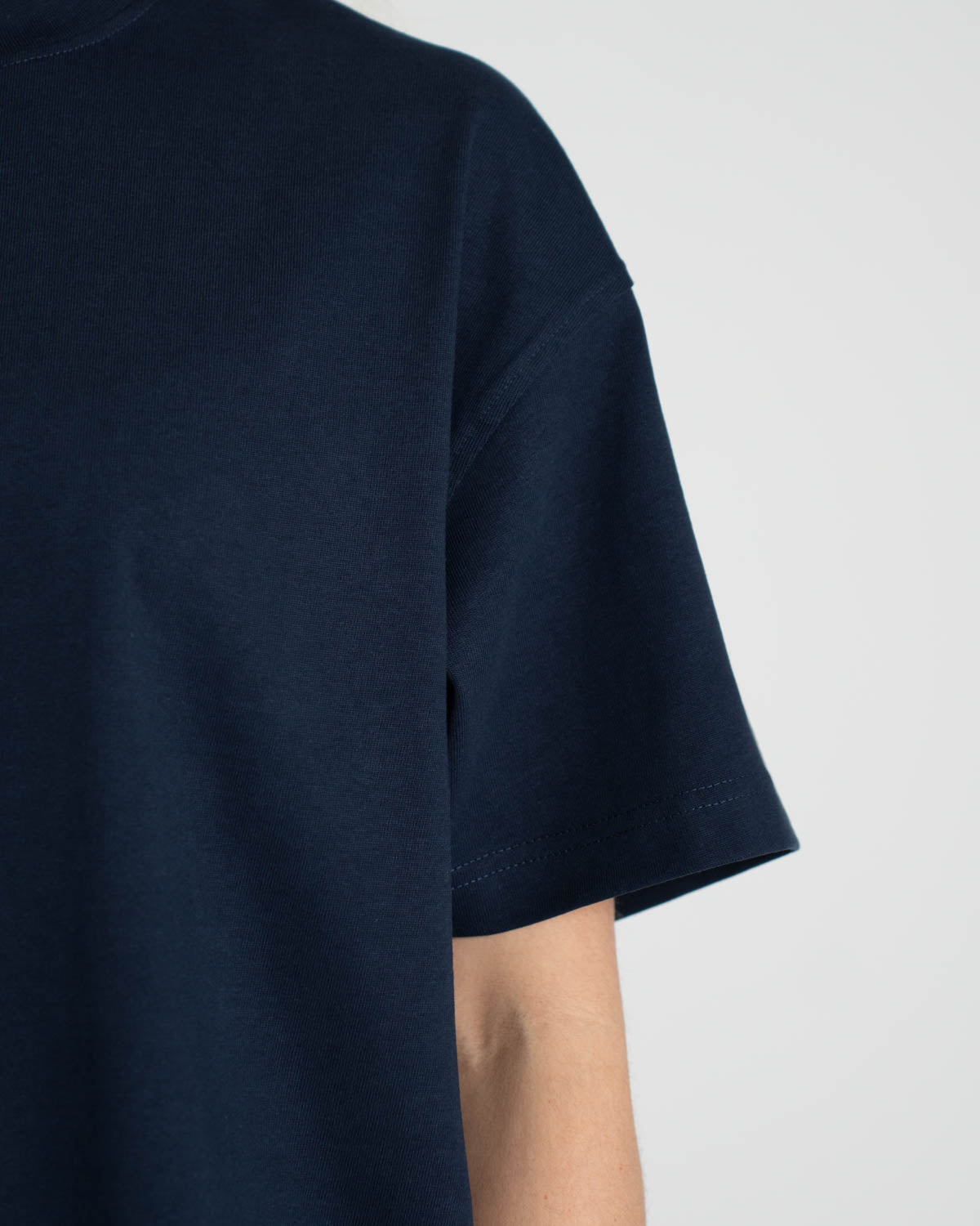 Blank T-shirt Navy dame