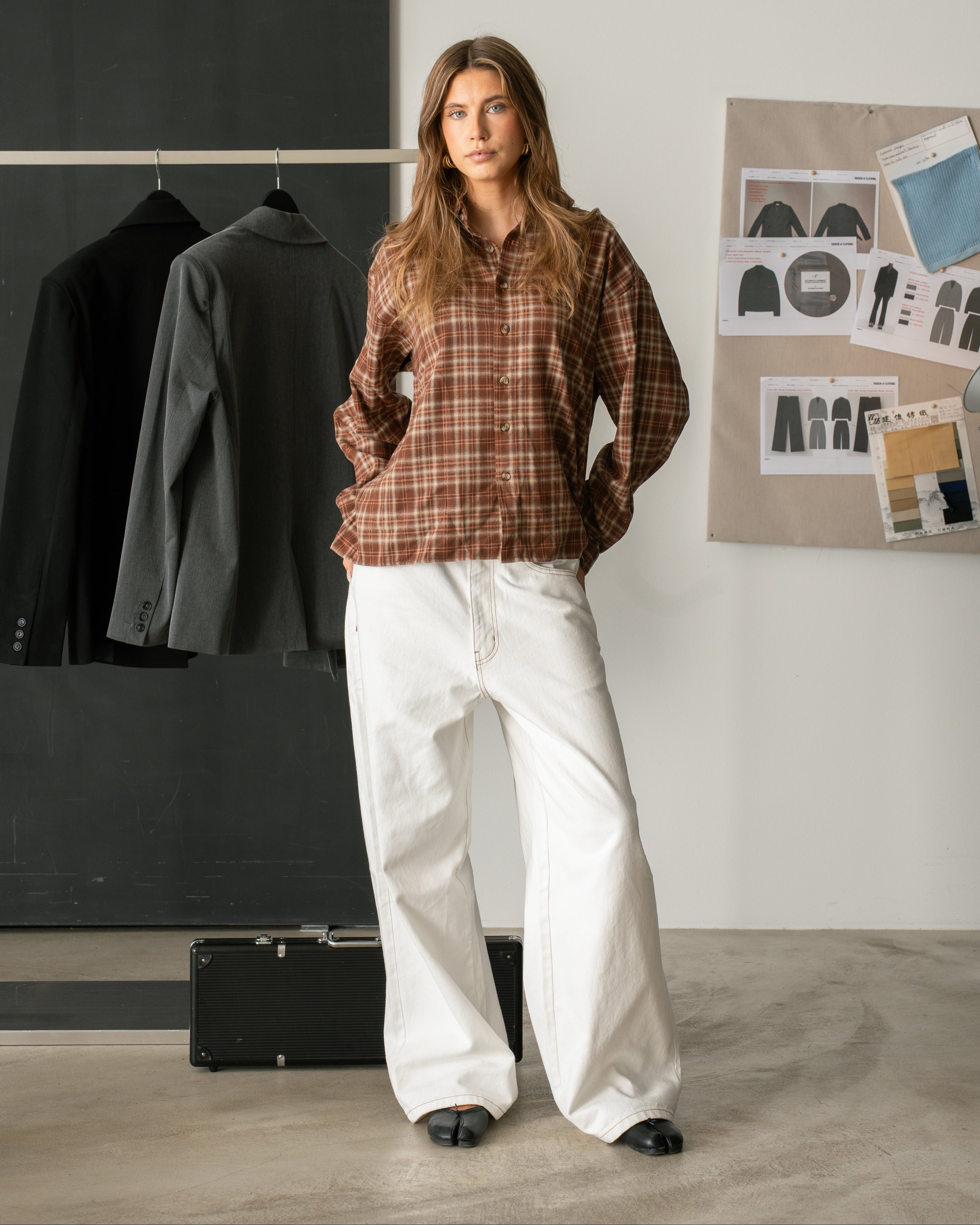 Extra baggy Denim Jeans White