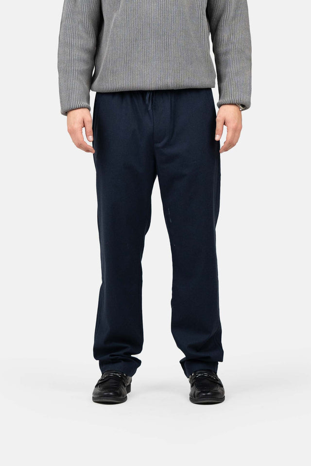 Leinenhose Winter Edition Navy