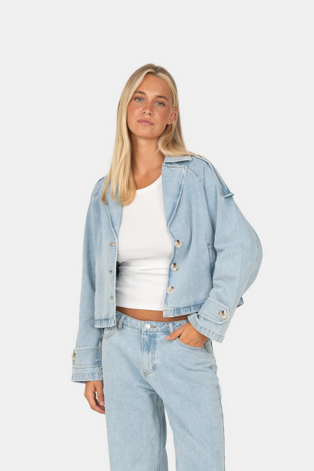 Denim-Jacke Blau Josefine x SC