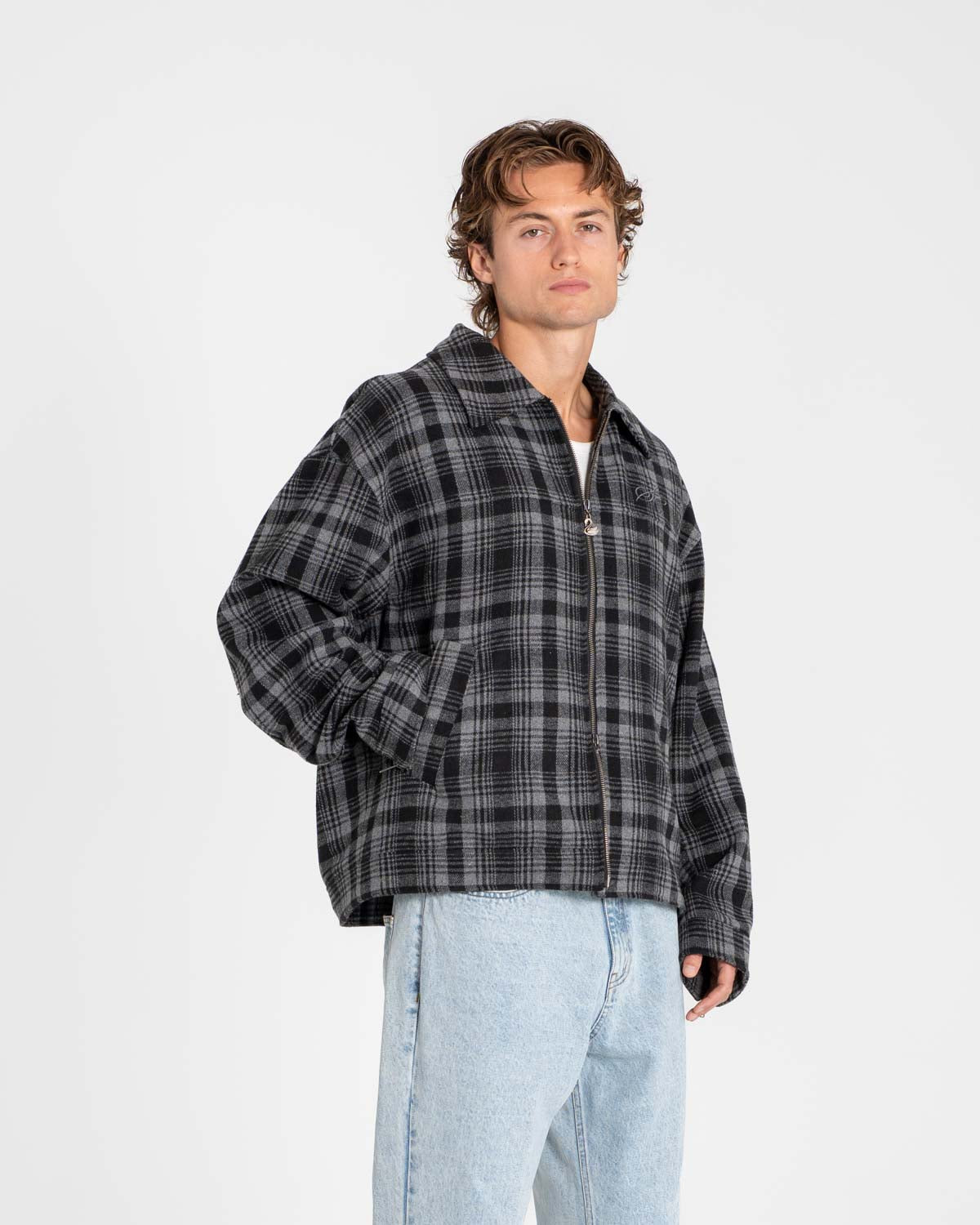 Flannel Jacket Grey