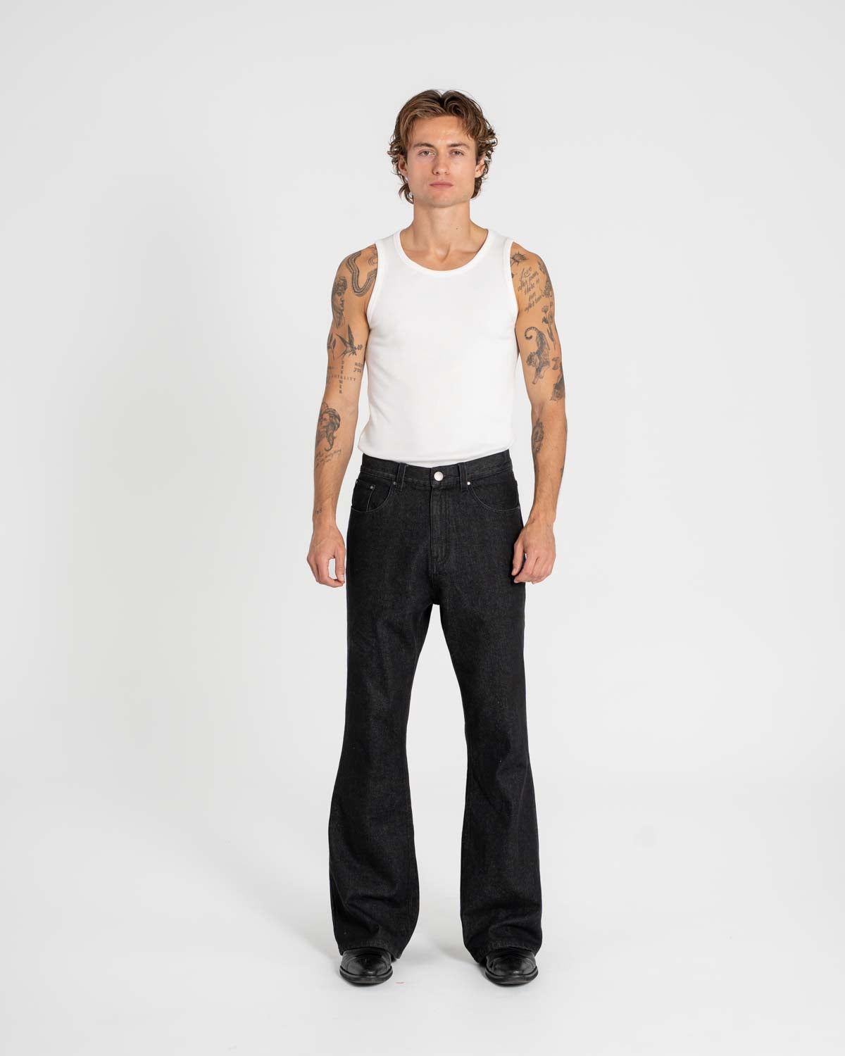 Bootcut -Jeans schwarz