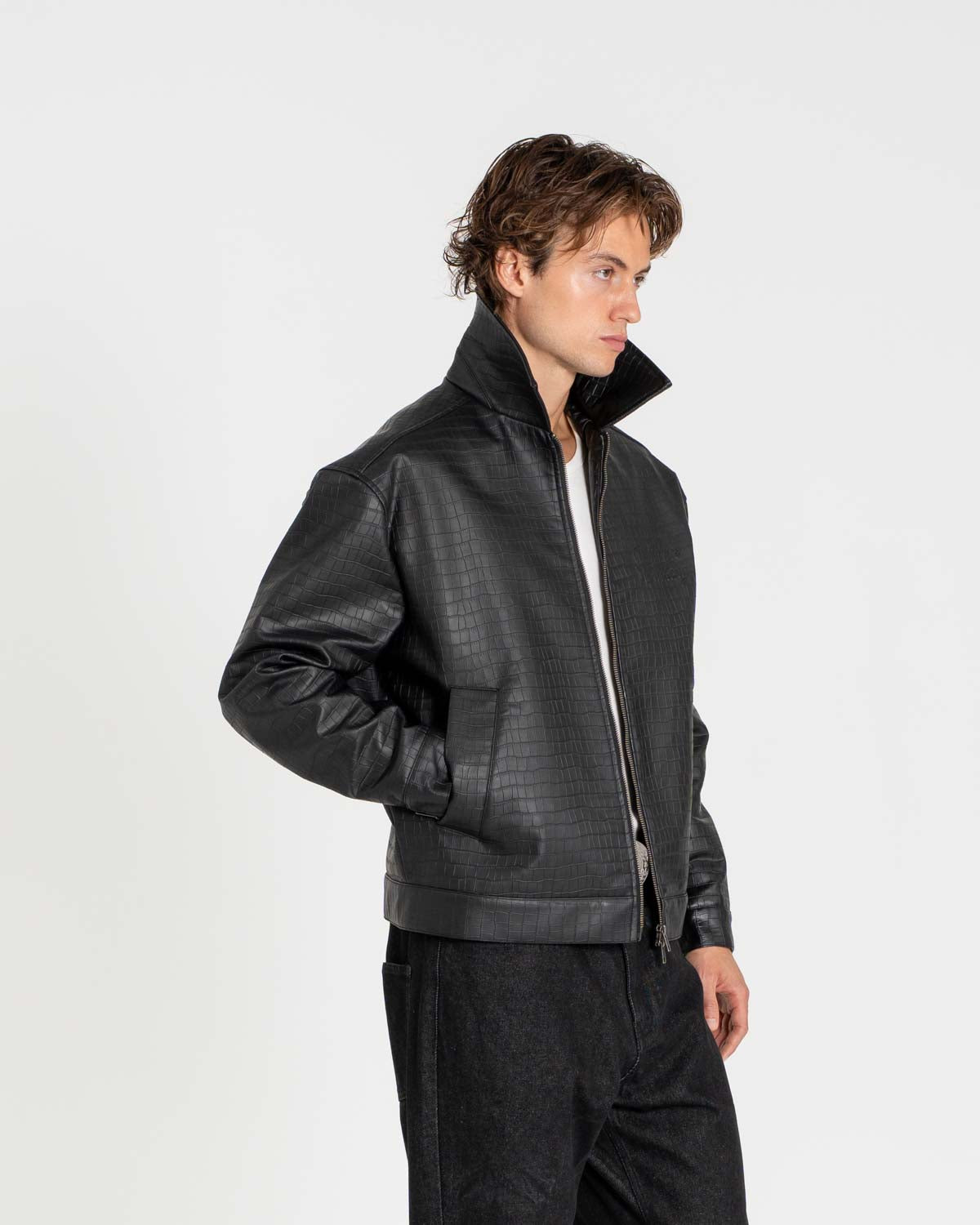 Croc -Jacke schwarz