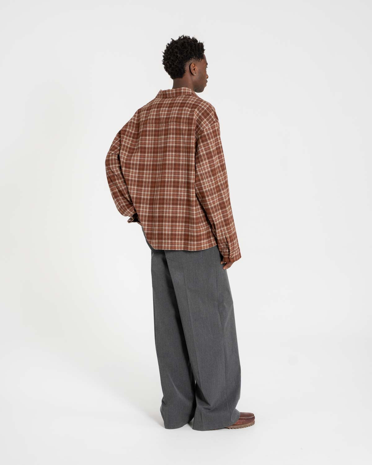 Ternet Flannel shirt bordeaux