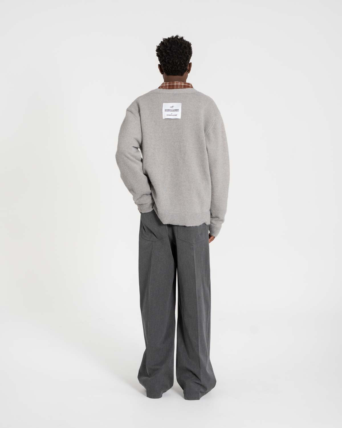 Strickjacke hellgrau