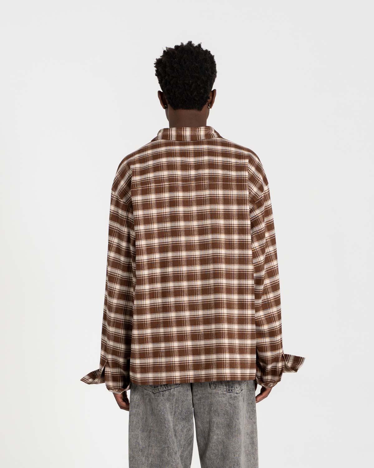Ternet Flannel Shirt Brown