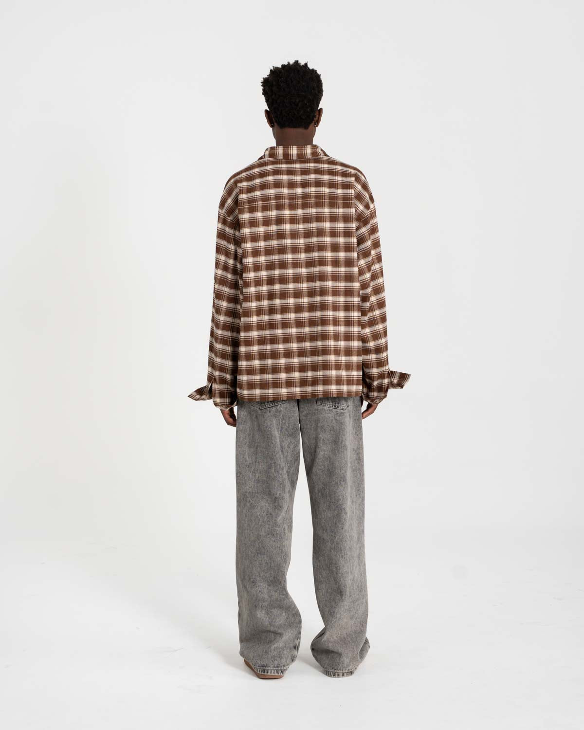 Ternet Flannel Shirt Brown