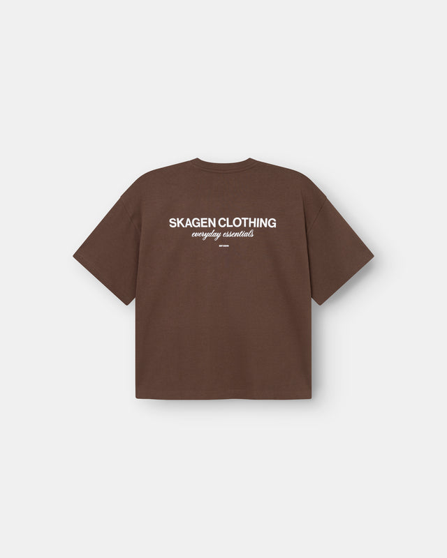 Everyday Essential T-Shirt Brown dame