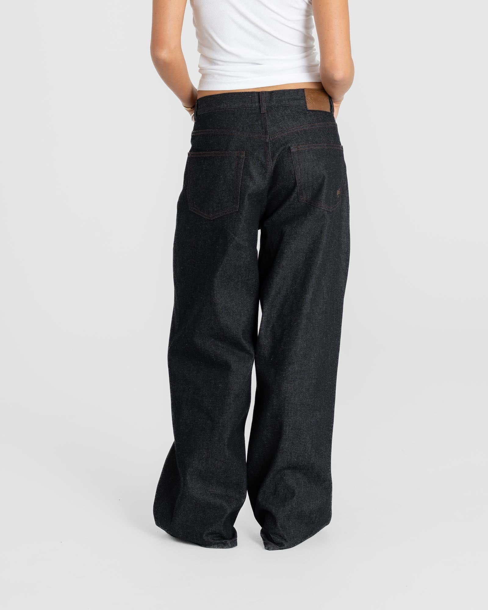 Extra Baggy Denim Jeans Selvedge Damen