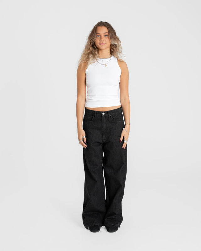 Baggy Jeans Jeans schwarz