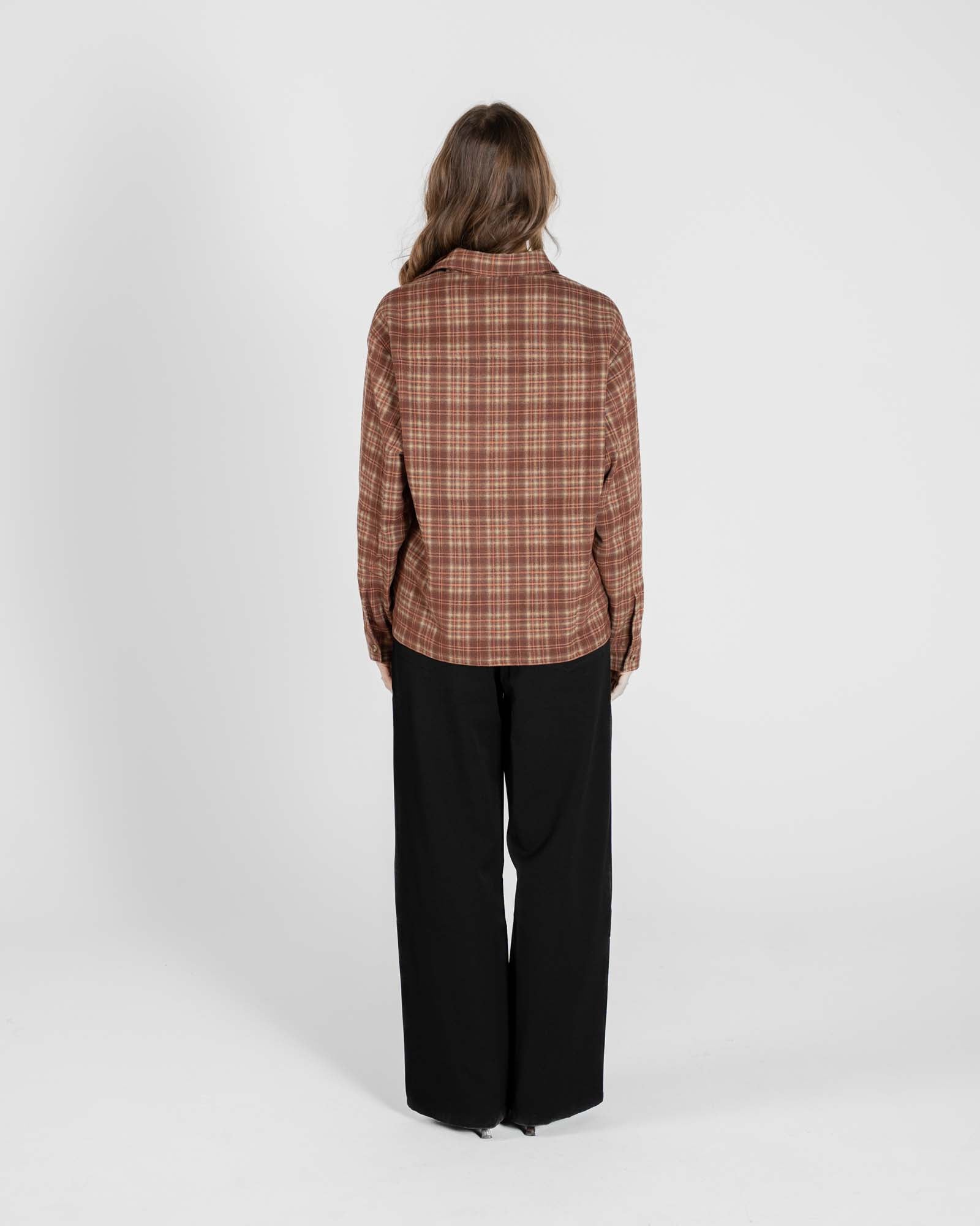 Ternet Flannel shirt bordeaux