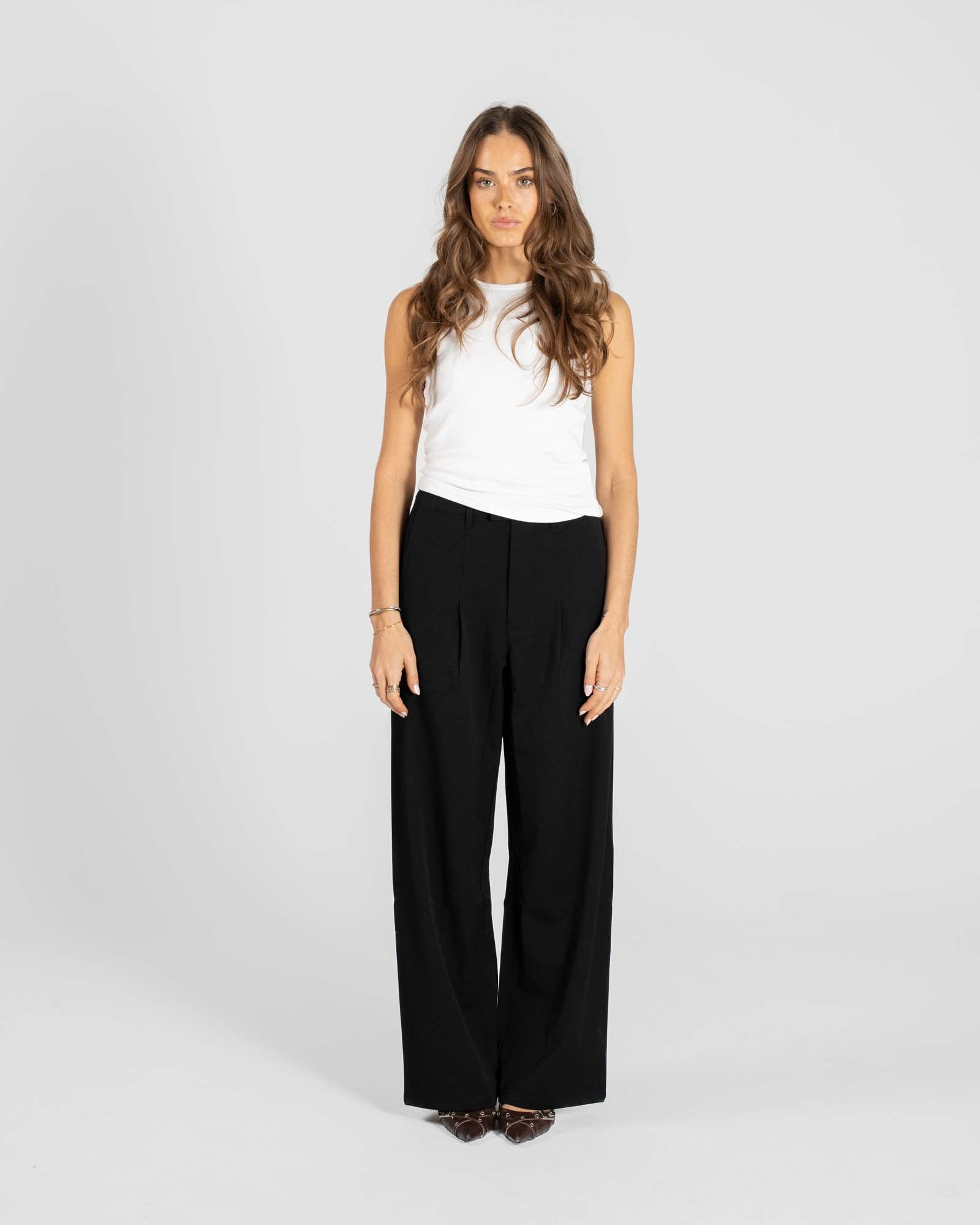 Baggy Suitpants Schwarze Damen