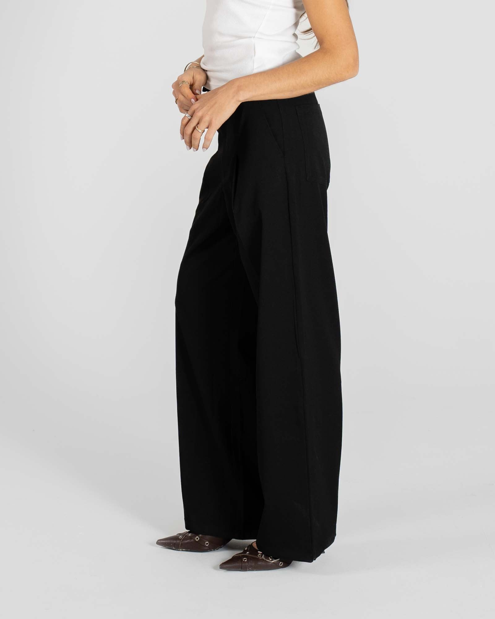 Baggy Suitpants Schwarze Damen