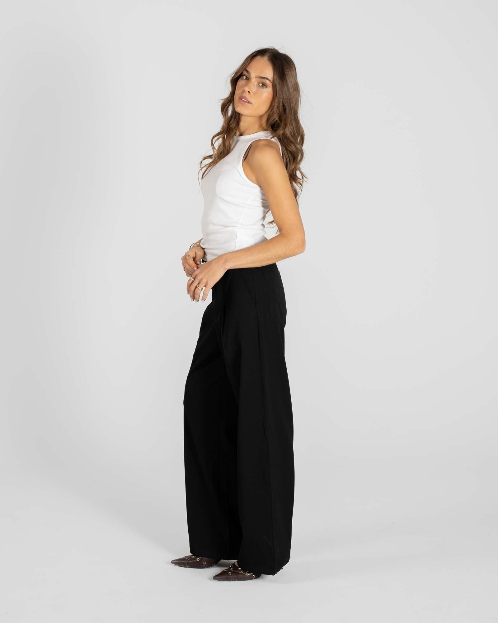 Baggy Suitpants Schwarze Damen