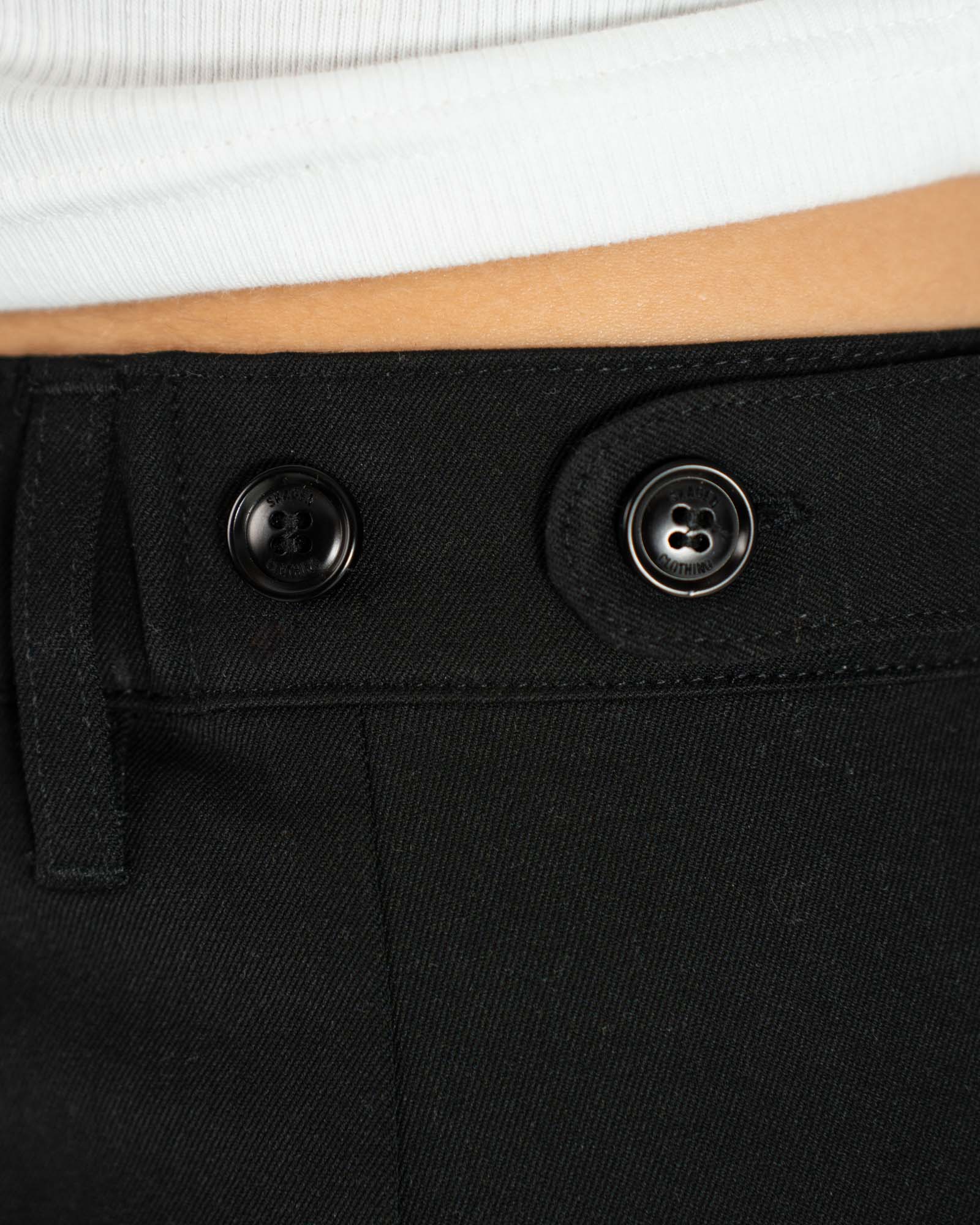 Baggy Suitpants Schwarze Damen