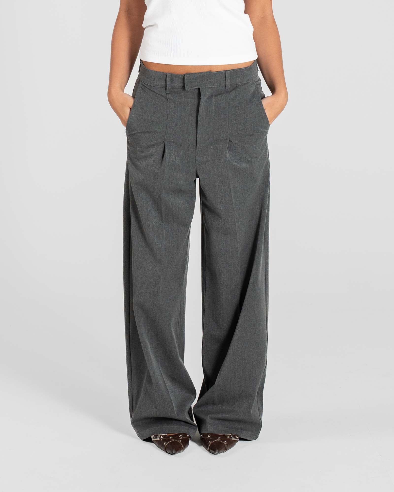 Baggy Suitpants Graue Damen