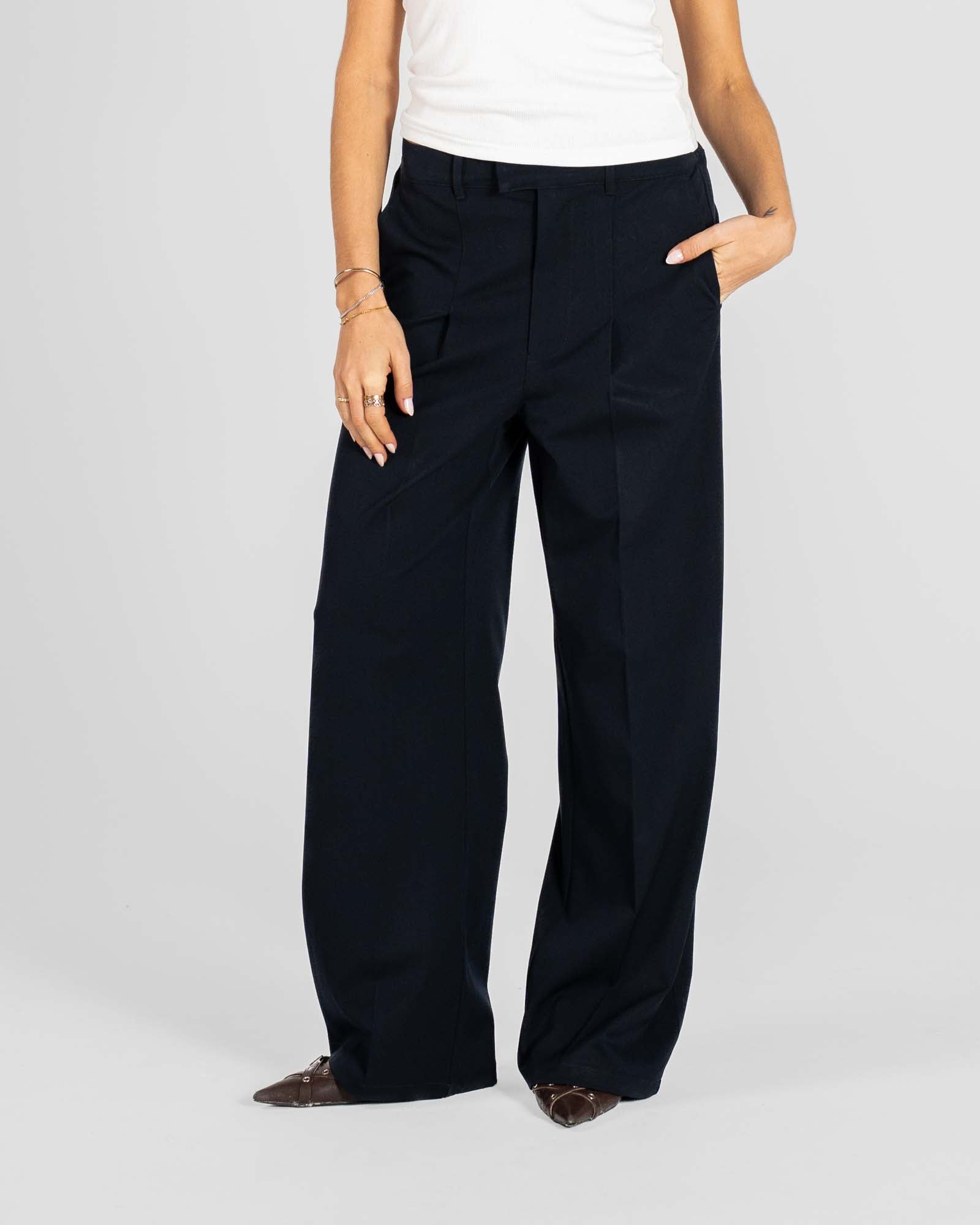 Baggy Suitpants Navy Damen