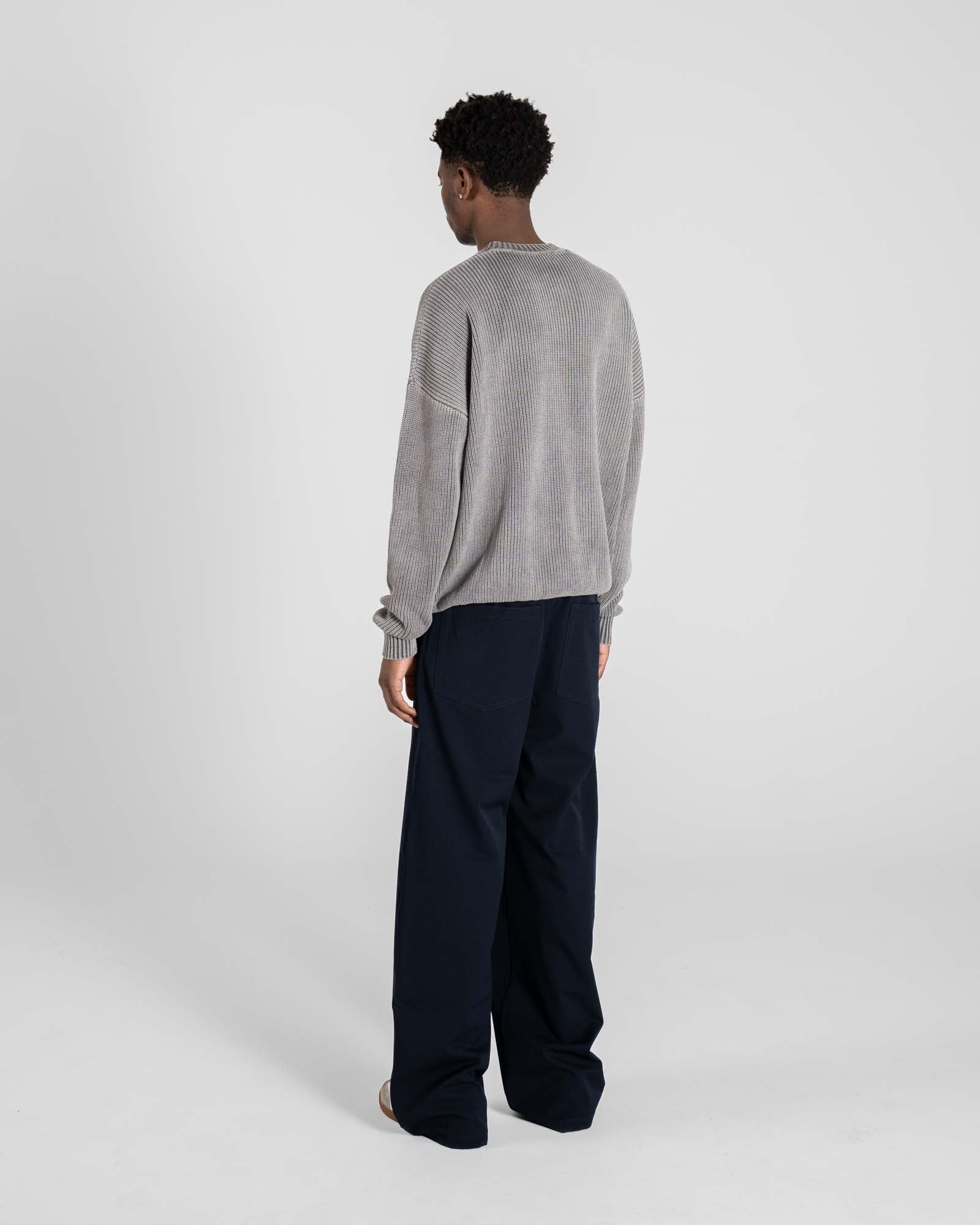 Gewaschener Strickgrau