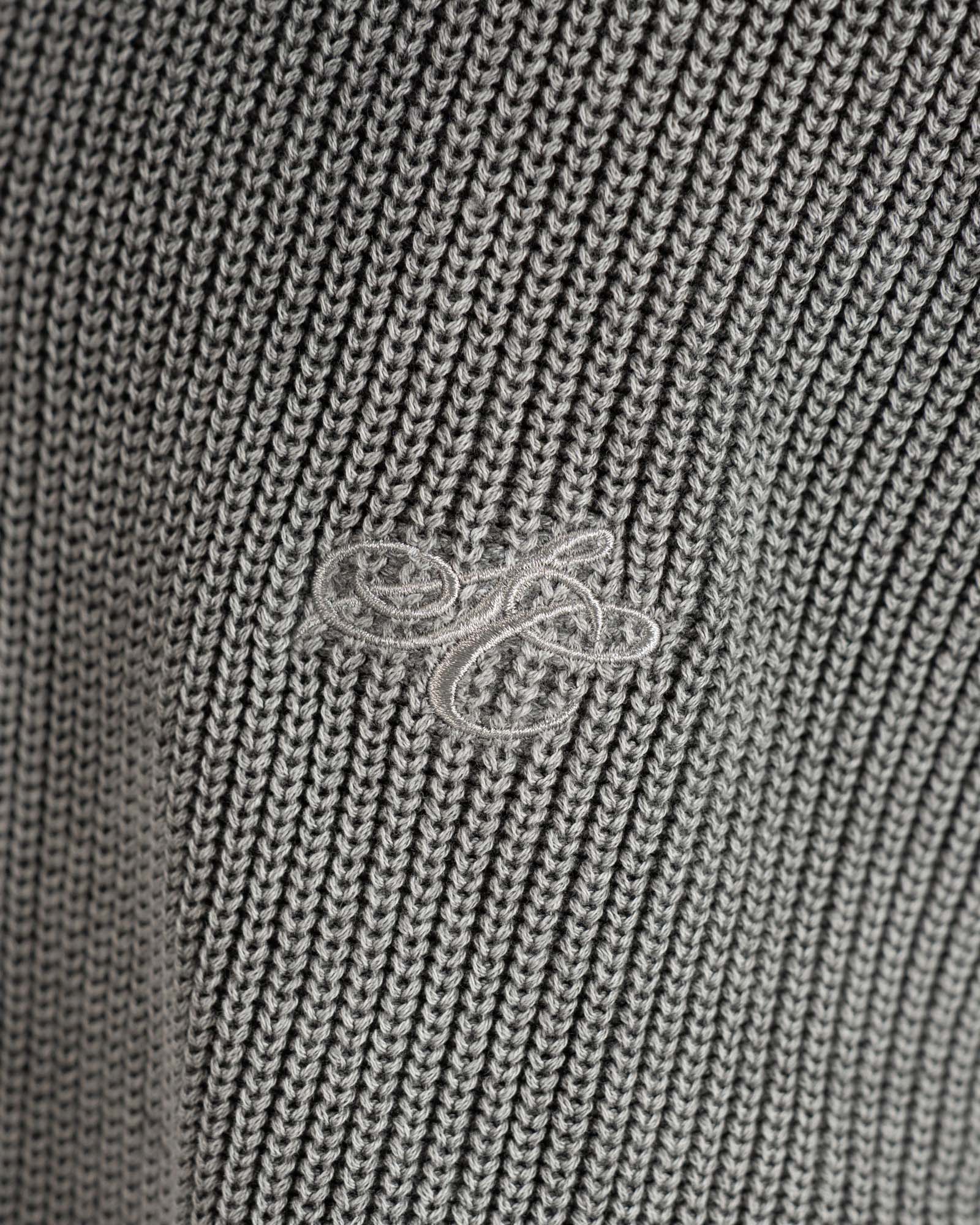 Gewaschener Strickgrau