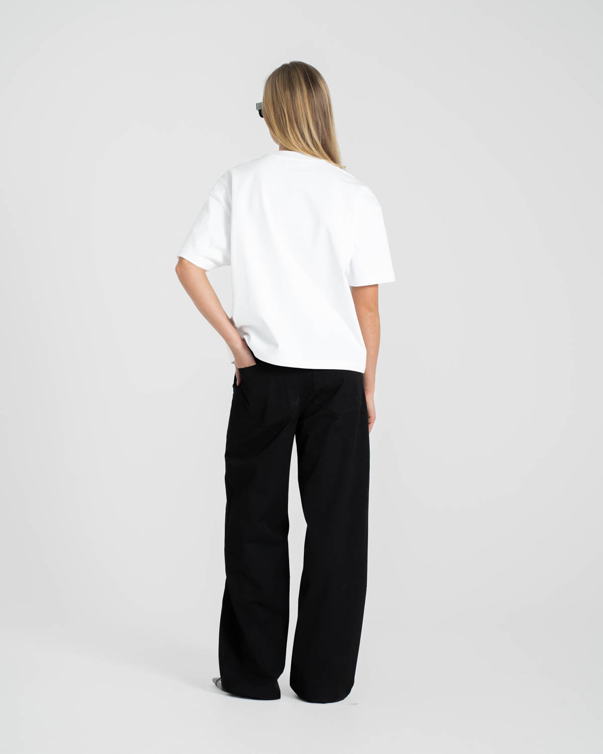 Leeres T-Shirt aus Weiß