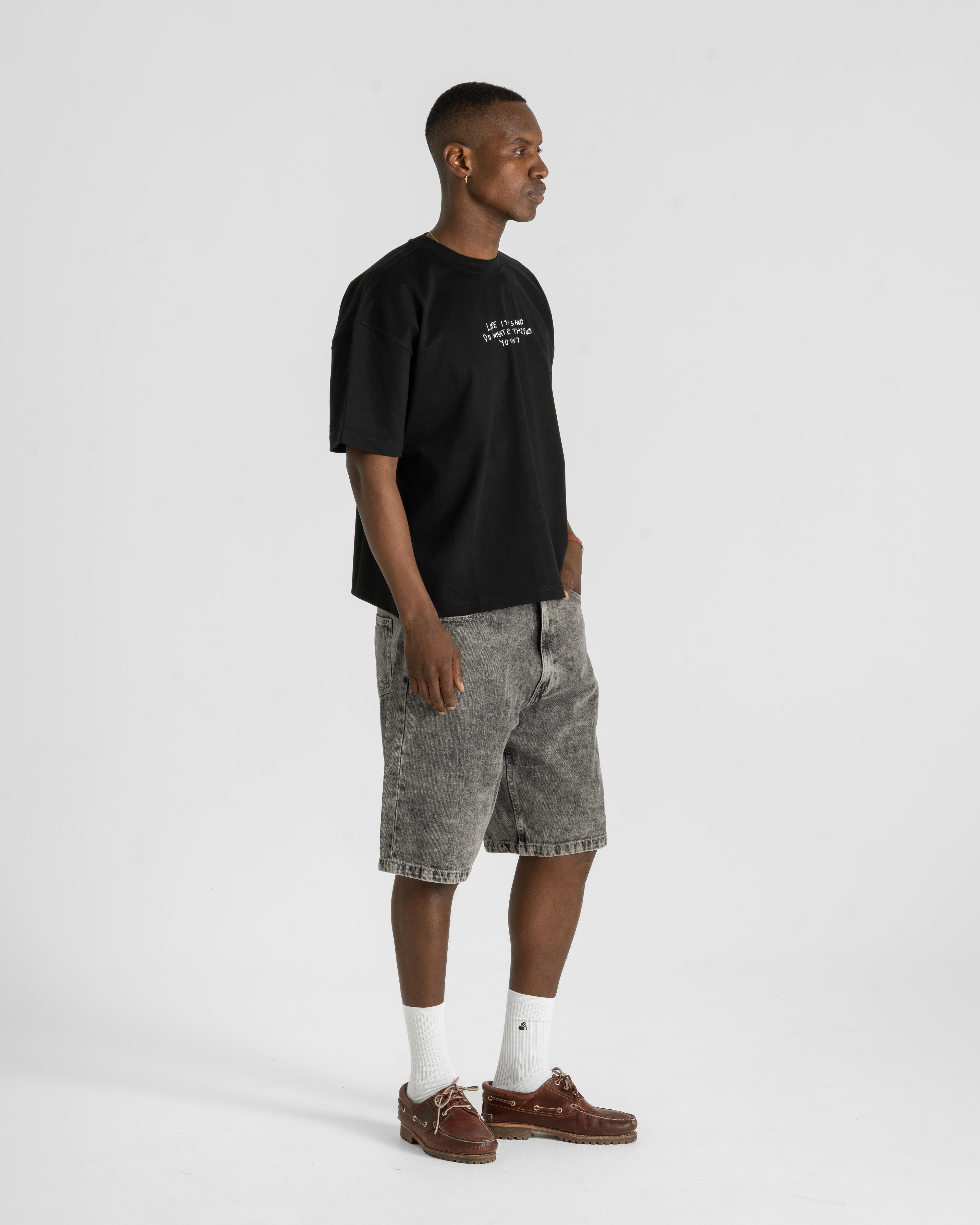 Jorts grau gewaschen