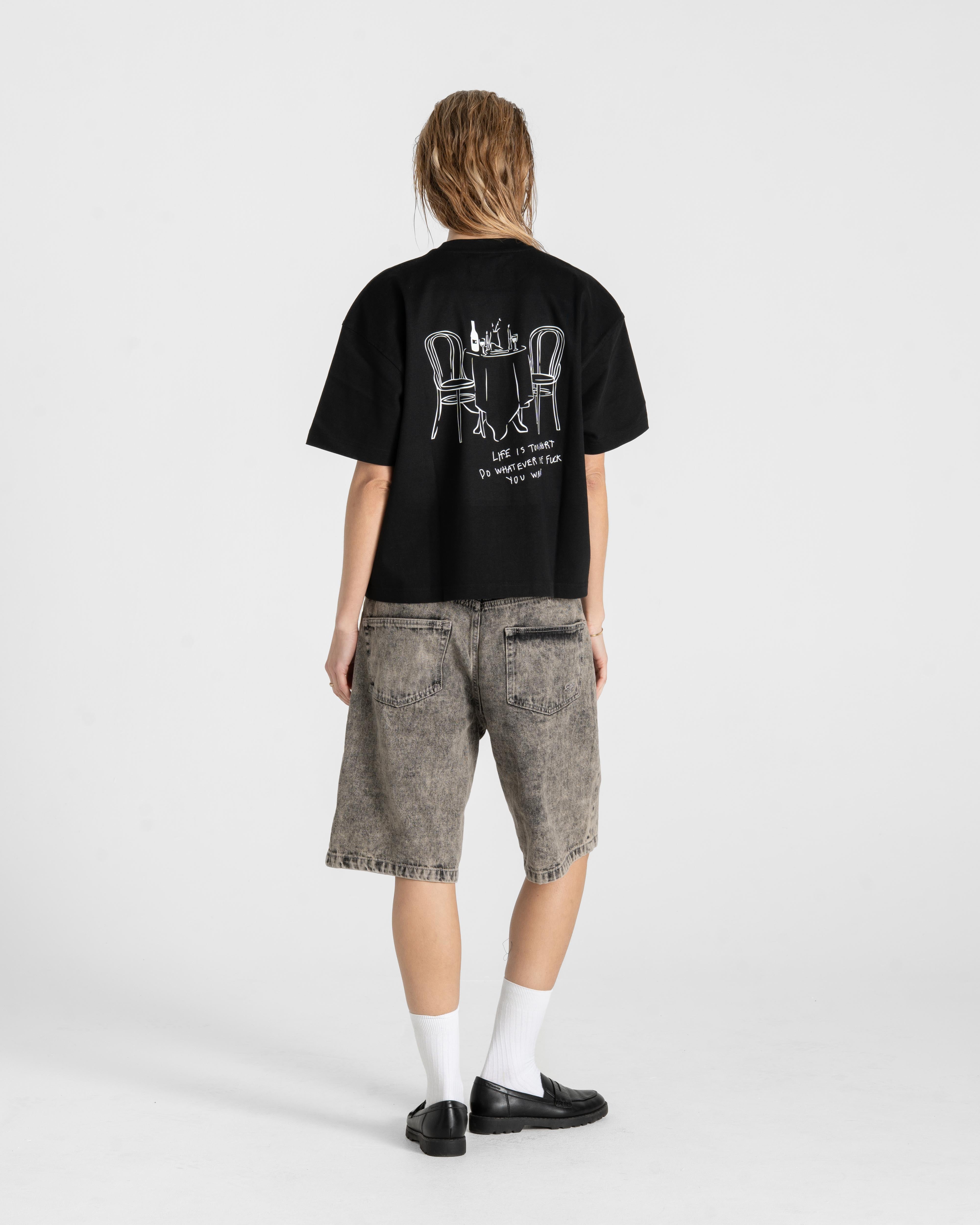 Jorts grau gewaschen