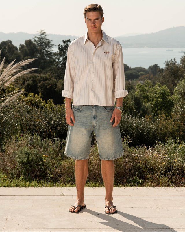 Jorts hellblau Vintagewäsche