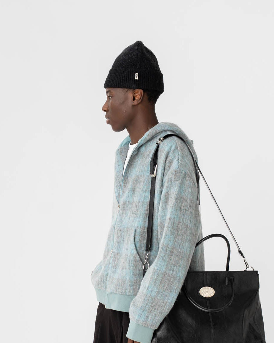 Fuzzy Hoodie Light blue