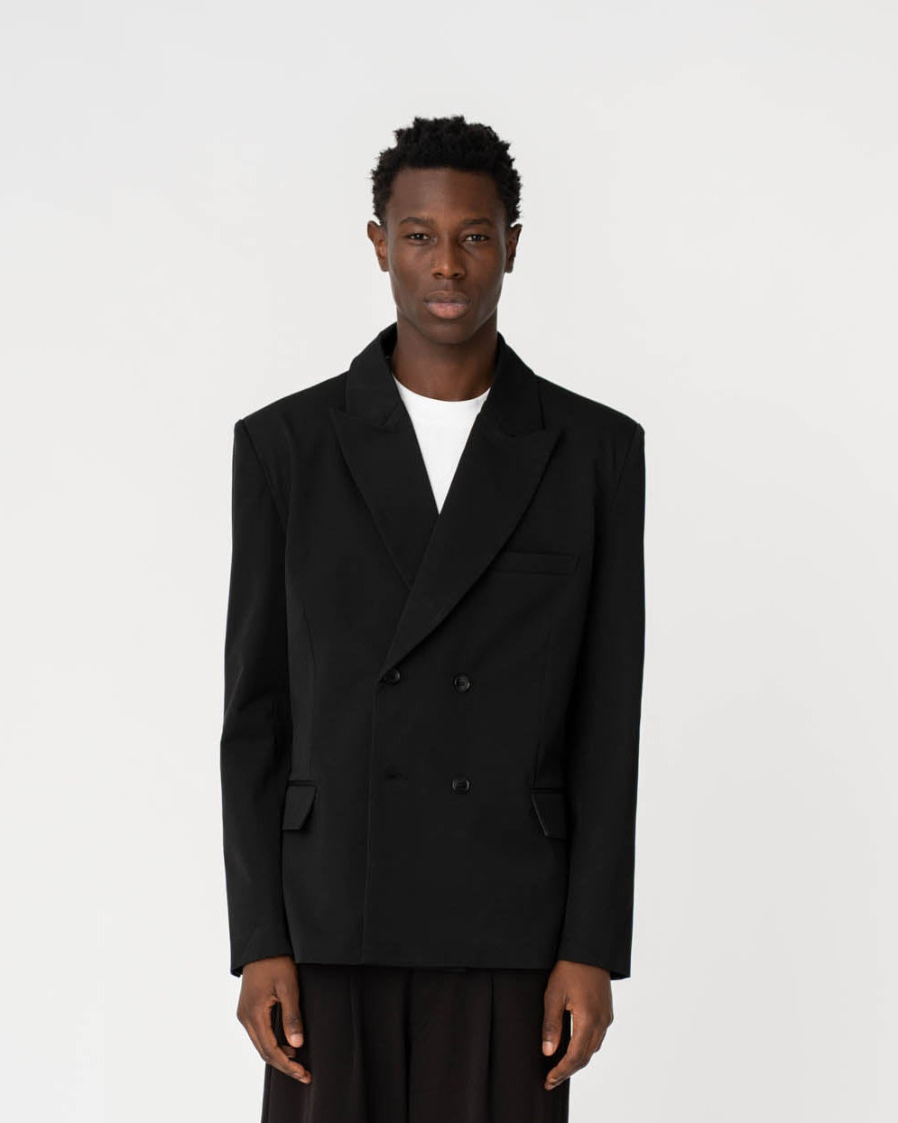 Double Breasted Blazer Black