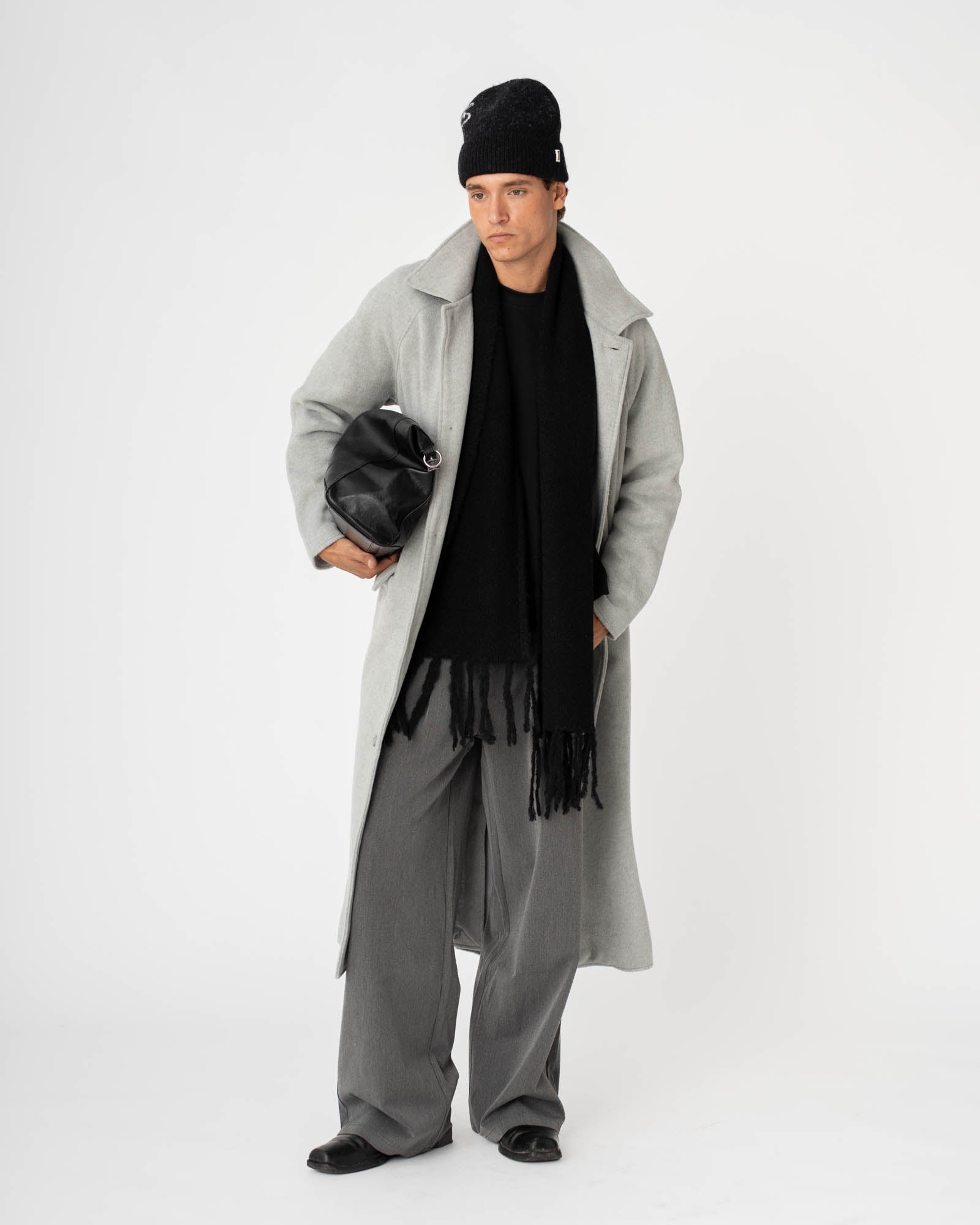 Raglan Coat Light Grey