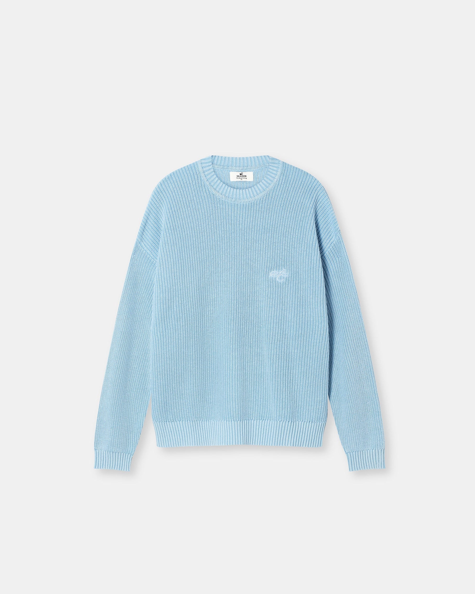 Knit Sweater Washed Blue